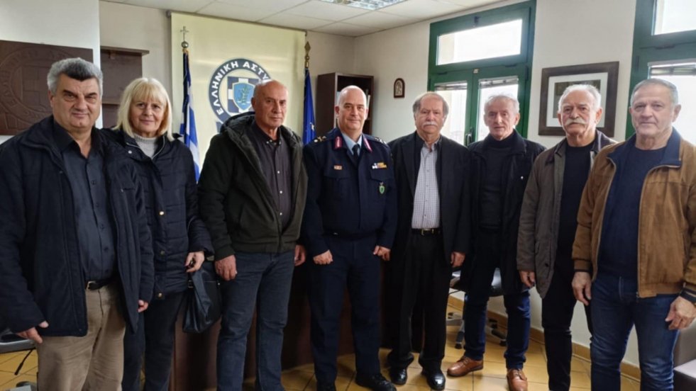 Επίσκεψη του ΔΣ ΣΑΣΑ Αγρινίου στον Δ..Α Ταξίαρχο κ. ΠΑΠΑΓΡΙΒΑ Κοσμά