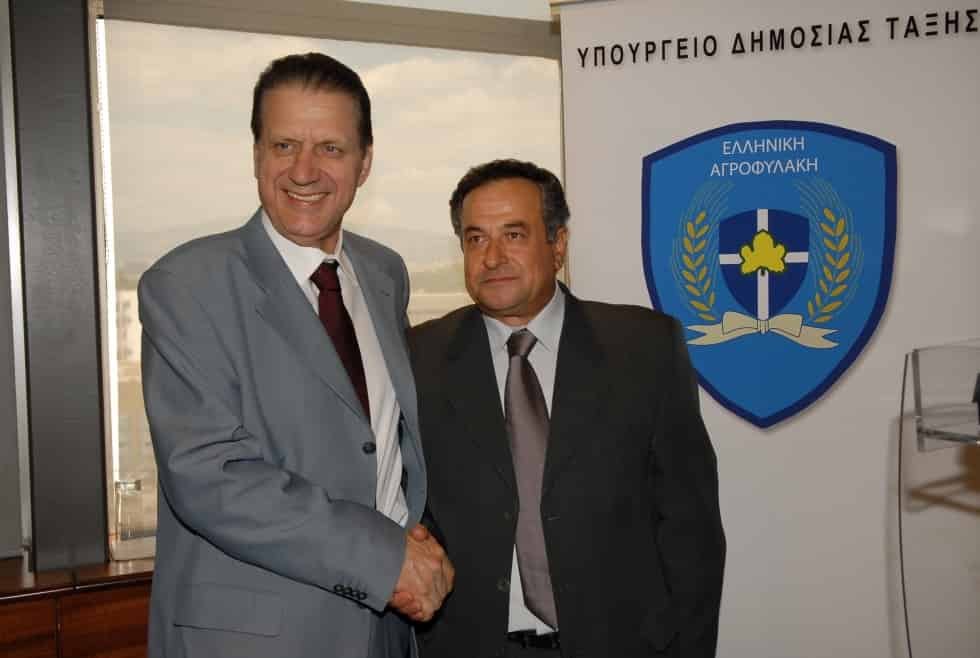 Τελετή ανάληψης καθηκόντων του Αρχηγού της Ελληνικής Αγροφυλακής  6-8-2007