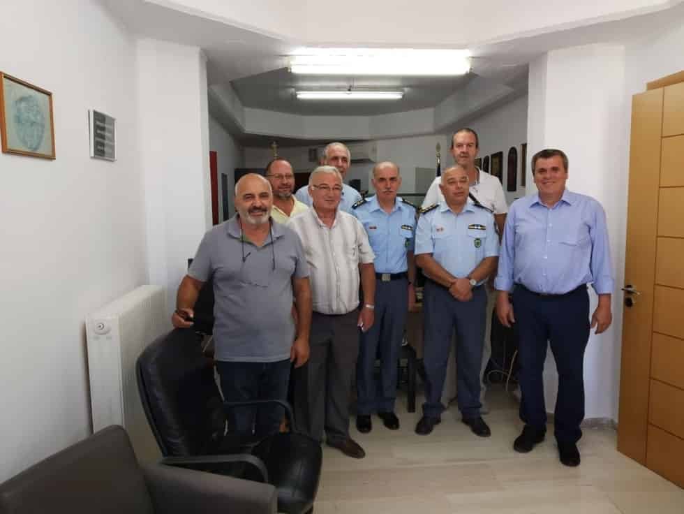 Επίσκεψη μελών του Δ.Σ. της Ένωσης Αποστράτων Σ.Α. Ν Κορινθίας στην Δ.Α. Κορίνθου 