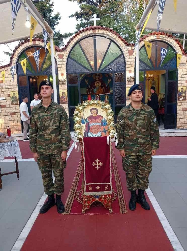 Ο Σ.Α.Σ.Α.Ν Πιερίας στην εόρτή του Αγίου Προκοπίου στη 24 ΤΘ Ταξιαρχία στο Πλαταμώνα 