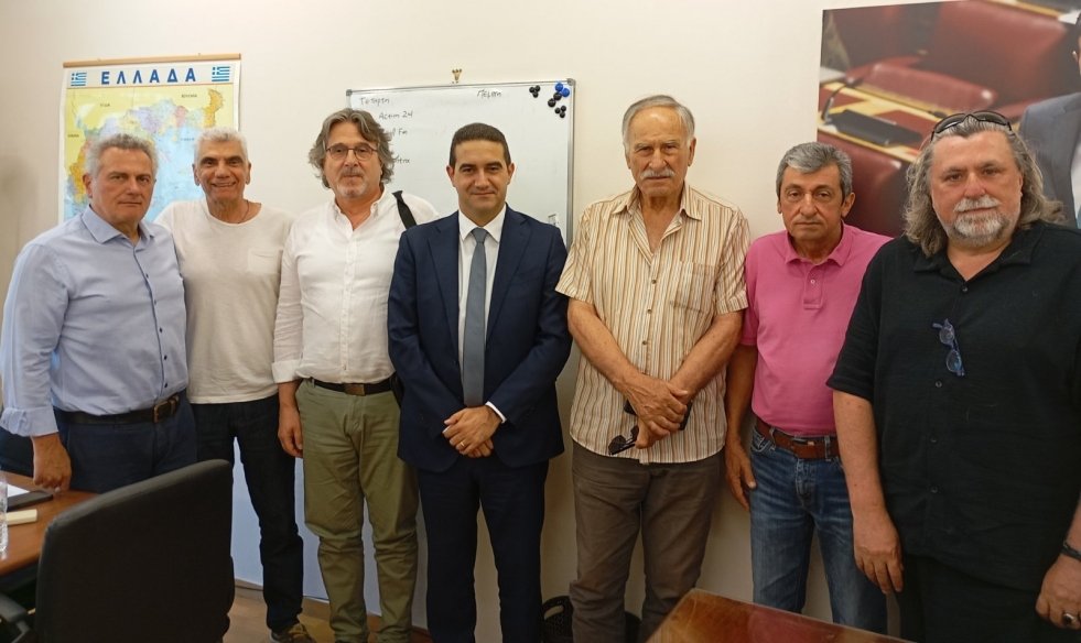 Συνάντηση  με τον Τομεάρχη Εθνικής 'Αμυνας του ΠΑΣΟΚ - Κινήματος Αλλαγής κ. Μιχάλη Κατρίνη