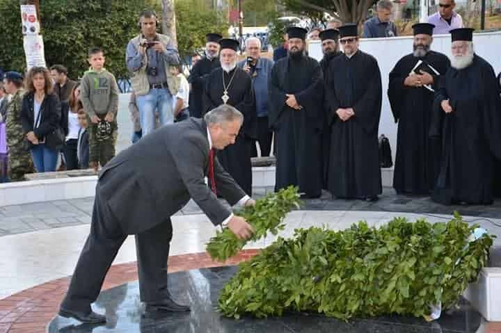 Εορτασμός της 28ης Οκτωβρίου στο Καρλόβασι Σάμου