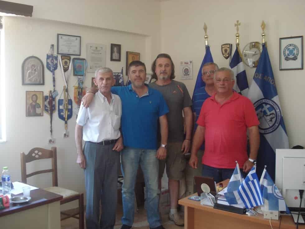 Εθιμοτυπική επίσκεψη  στον Σ.Α.Σ.Α. Φθιώτιδας  από τους  Πρόεδρο & Α αντιπρόεδρο  της Π.Ο.Α.Σ.Α. 