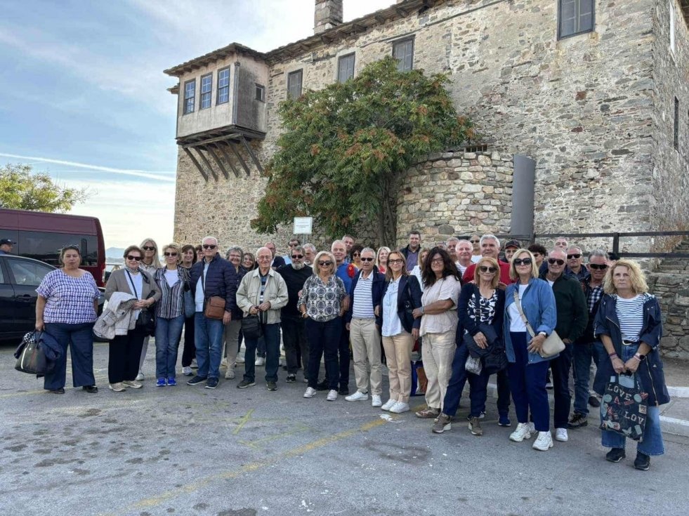 Ο Σ.Α. Αστυνομικών Ν Δράμας με μέλη του στο 'Αγιον Όρος 