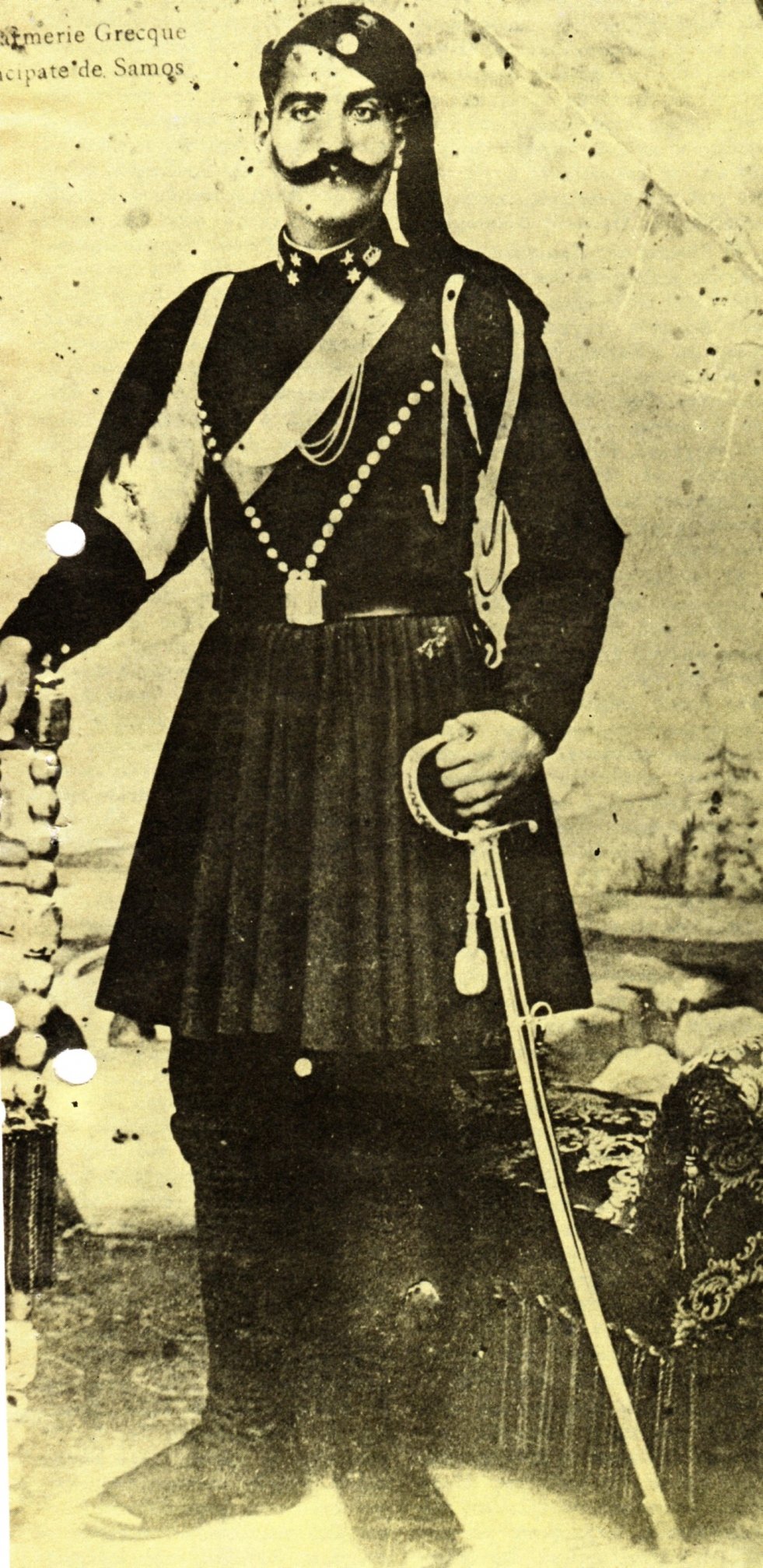 ΣΑΜΟΣ ΗΓΕΜΟΝΙΑ-ΣΑΜΙΑΚΗ ΧΩΡΟΦΥΛΑΚΗ - ΠΕΣΟΝΤΕΣ της ΧΩΡΟΦΥΛΑΚΗΣ στη Σάμο τα έτη 1914-1919